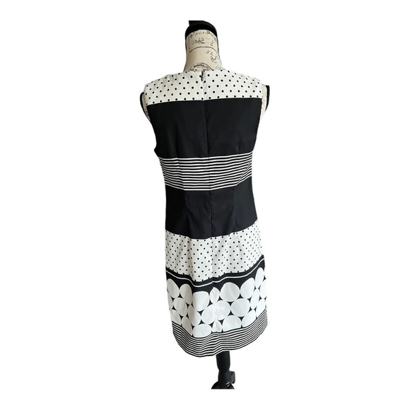 ALYX Black and White Sleeveless Shift Dress size 8 - Picture 3 of 11